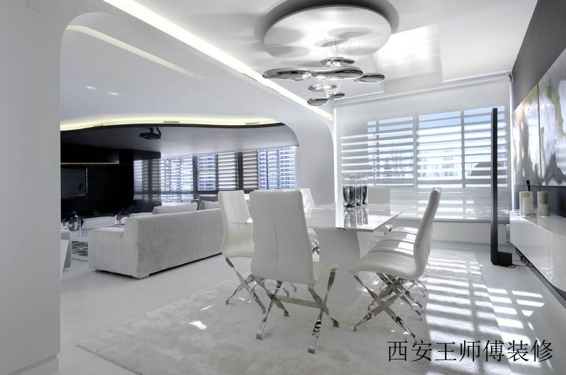 纯净简约现代家居餐厅案例图