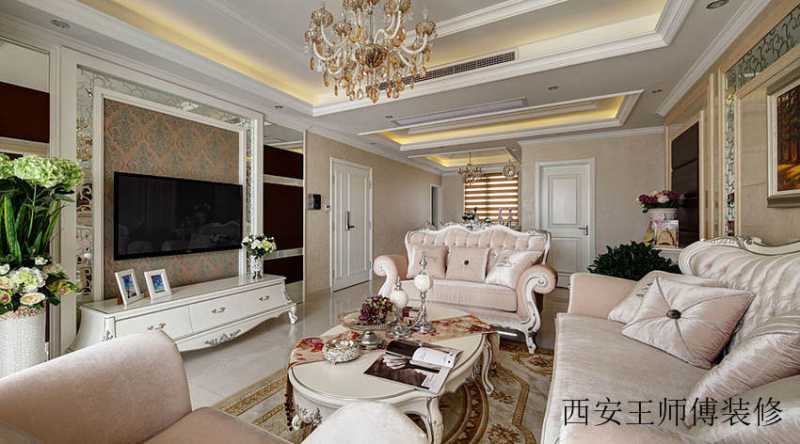 优雅简欧风格客厅装饰大全欣赏