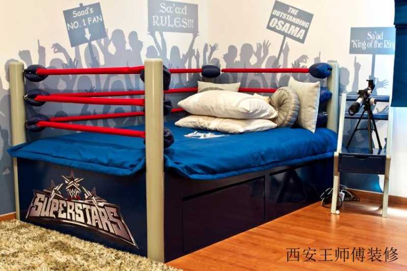 酷感美式男生房装饰设计