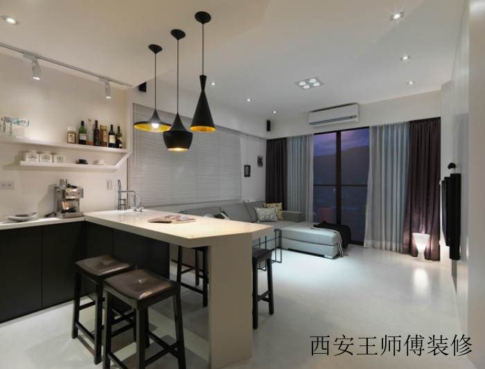 家居客厅现代简约吊顶效果图