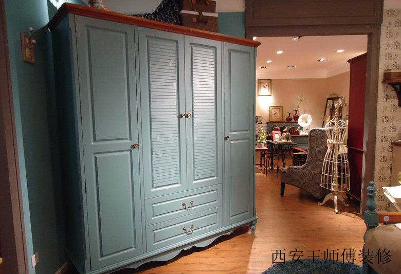 经典美式乡村风格家具衣柜装饰图