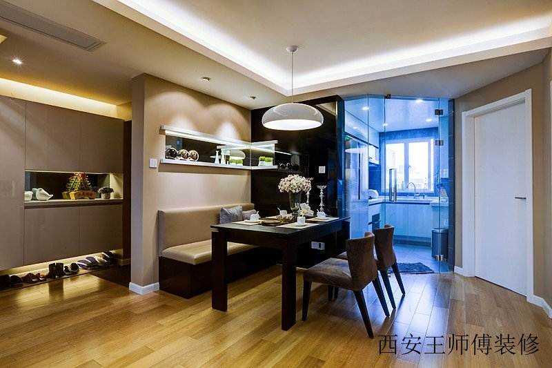 现代开放式餐厅家具设计