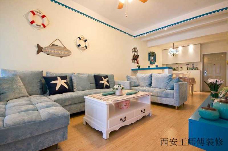 地中海风格客厅软装欣赏