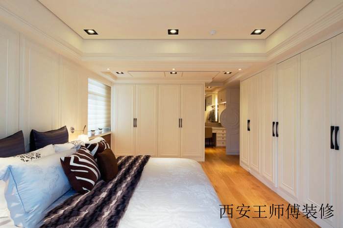 时尚宽敞现代卧室定制衣柜装饰效果图