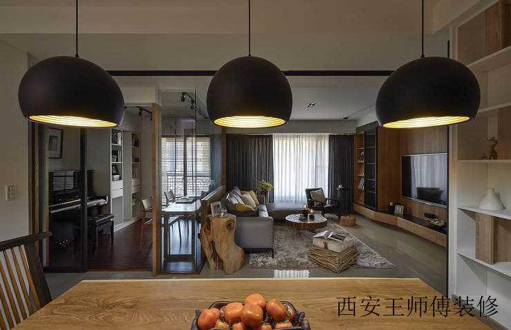 复古美式餐厅吊灯设计