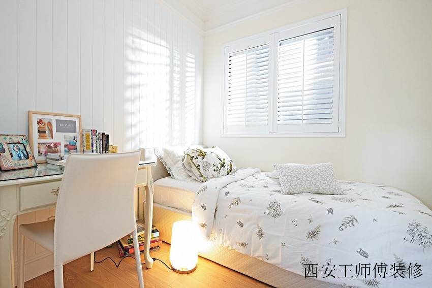 简约儿童房百叶窗效果图