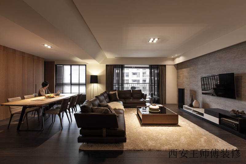 素雅现代装修客厅整体效果图