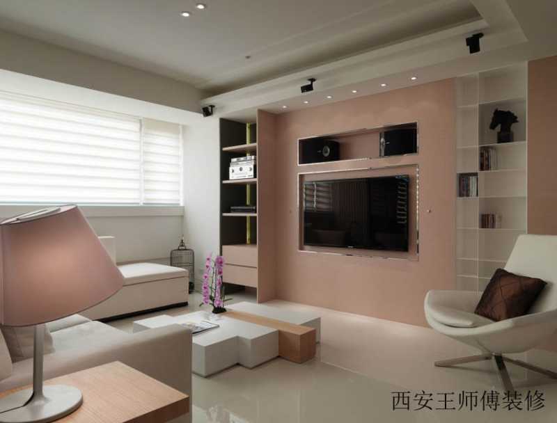 温馨简约时尚客厅 电视背景墙欣赏