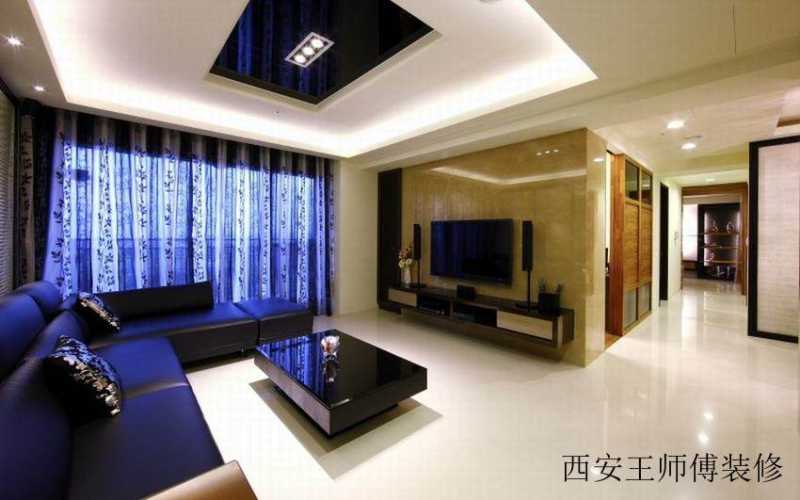 现代时尚三居室内效果图