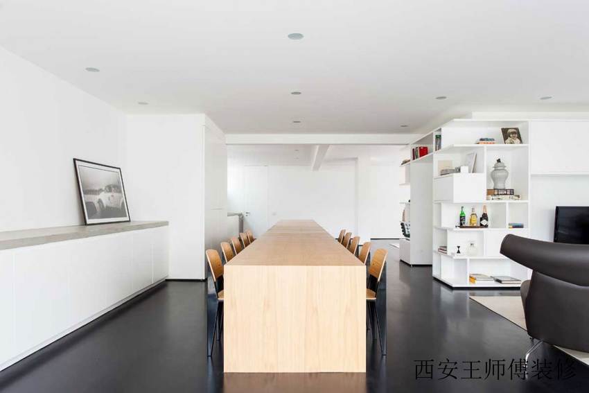 简洁宜家风餐厅隔断效果图