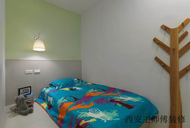 清爽简约儿童房装潢效果图