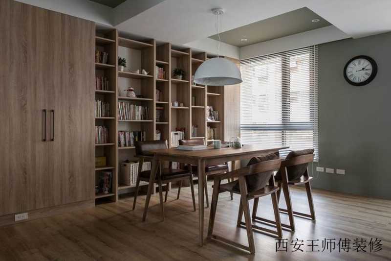实木现代家居餐厅装修设计图