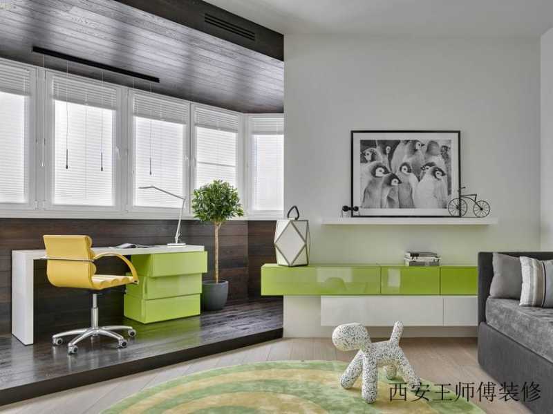 极简艺术设计家居休闲阳台装饰效果图