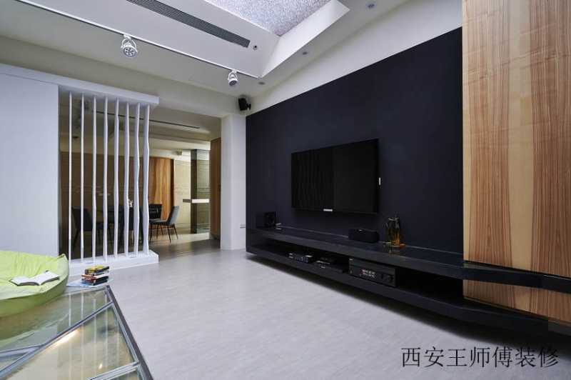 现代时尚感 客厅电视背景墙设计