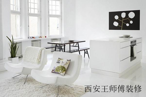 时尚简约家居白色单人沙发图