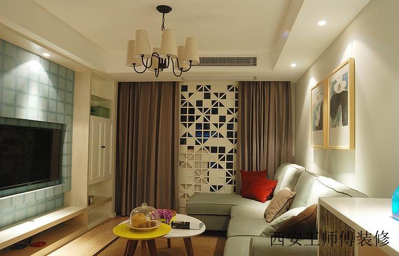 简约时尚宜家风格二居客厅装修效果图