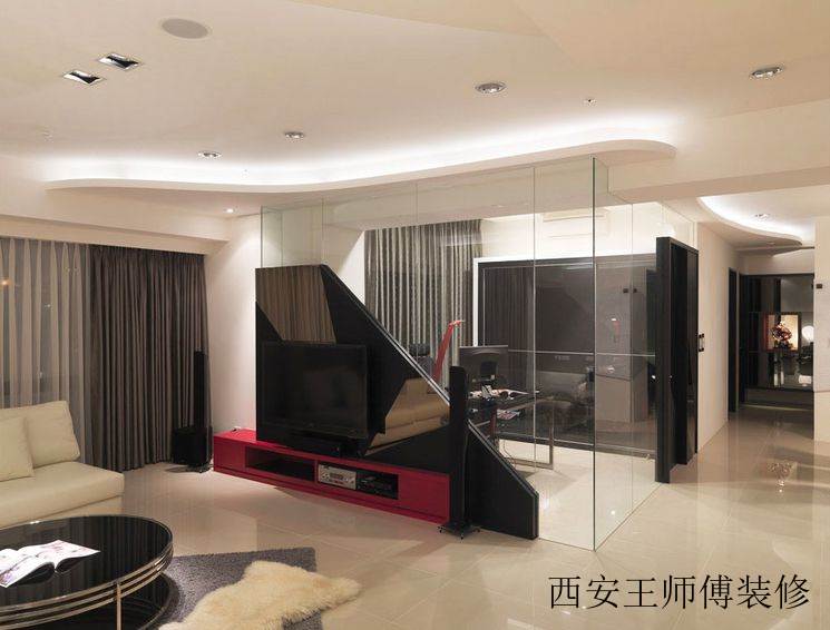 时尚现代家居玻璃隔断设计