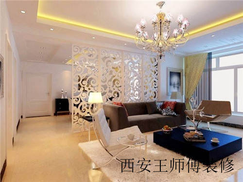 屏风高隔断效果图 5款置顶隔断屏风设计案例