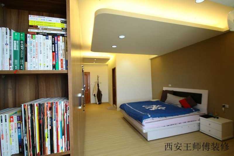 实木现代儿童房创意吊顶设计