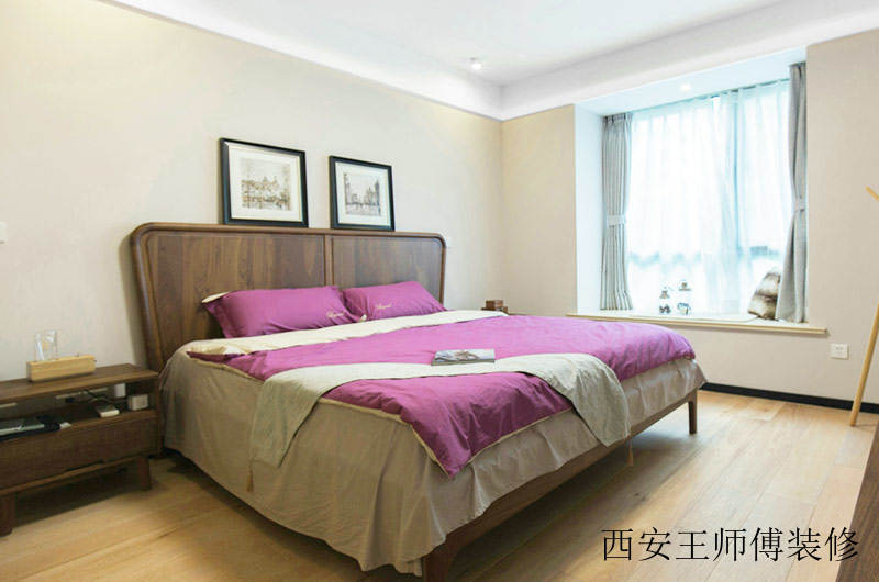 朴素北欧风情卧室效果图