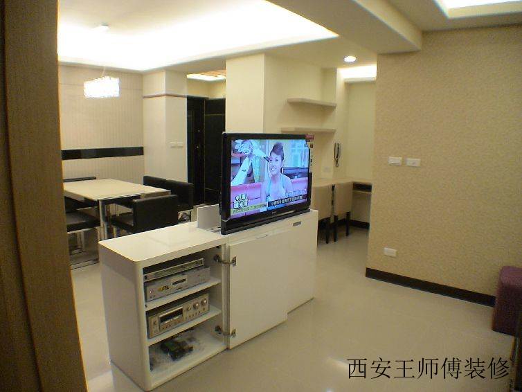 简约设计电视柜隔断效果图