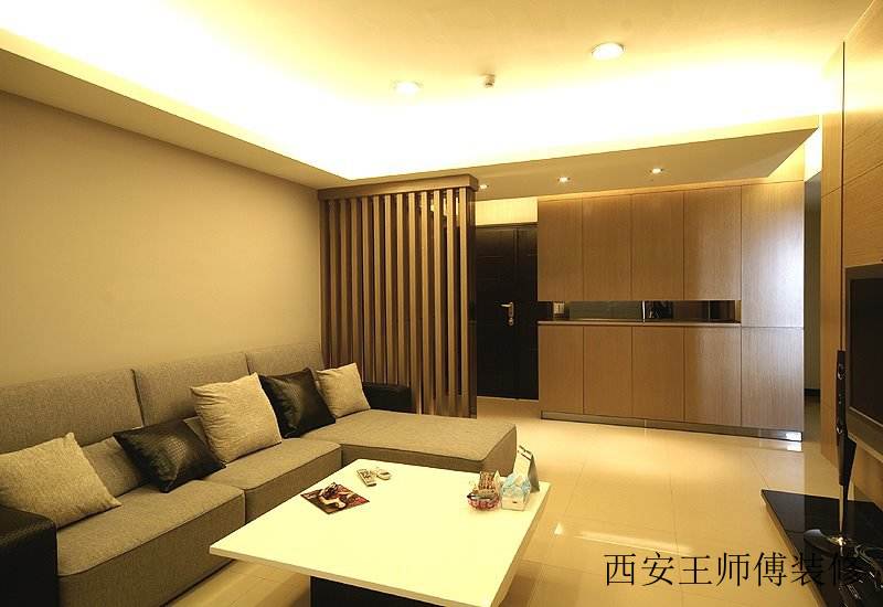 含蓄简约风二居客厅效果图