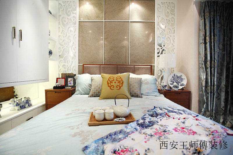 新中式风格卧室装修欣赏图