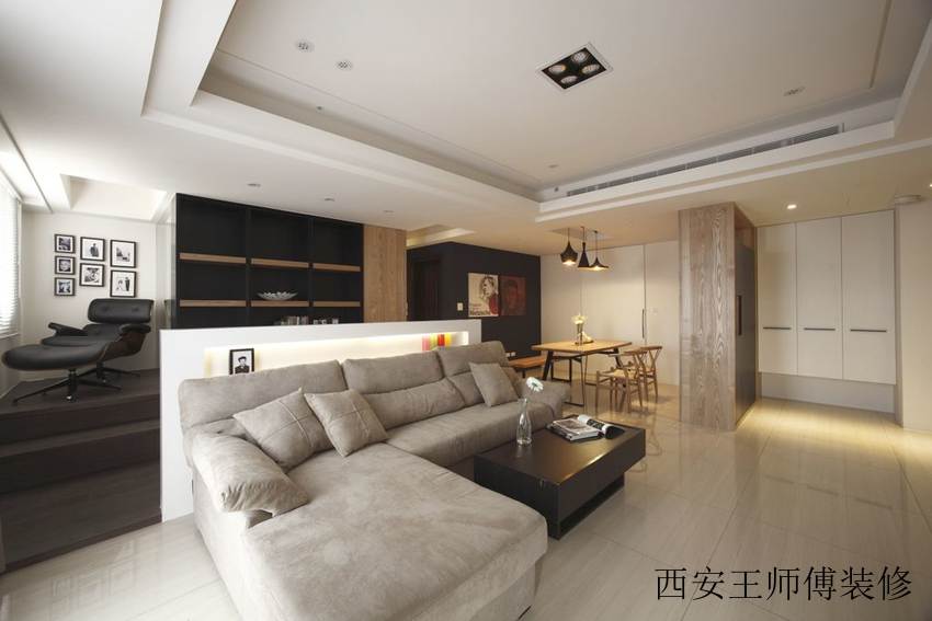 现代简约设计家居空间布局图