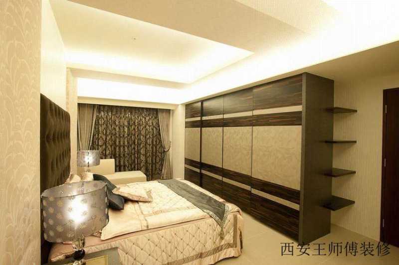 素雅现代卧室衣柜效果图