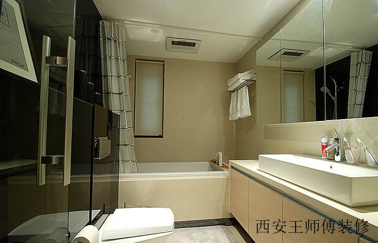 现代家装整体卫生间装修图片