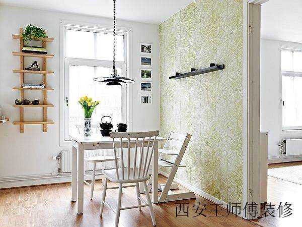 清新唯美简欧小户型餐厅美图