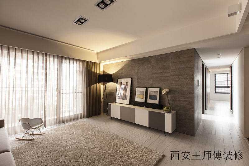时尚现代简约二居样板间欣赏