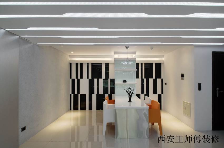 时尚创意简约餐厅效果图