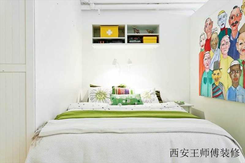 简约文艺北欧风卧室效果图