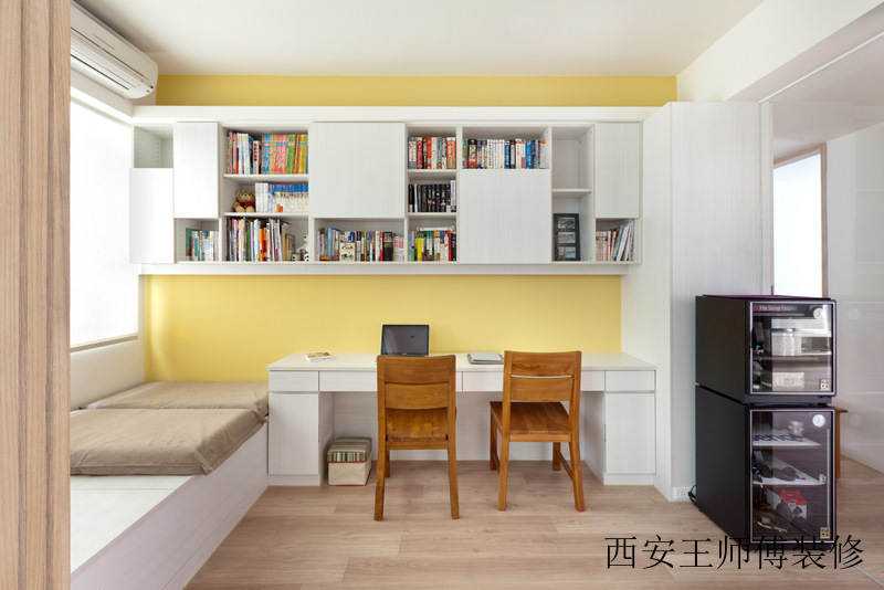 温馨简约现代书房美图欣赏