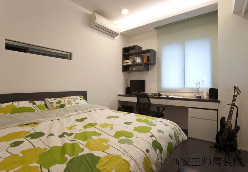 现代家装卧室书桌台设计