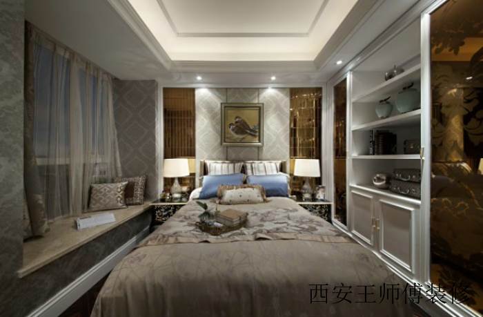 美式现代装修卧室借鉴图