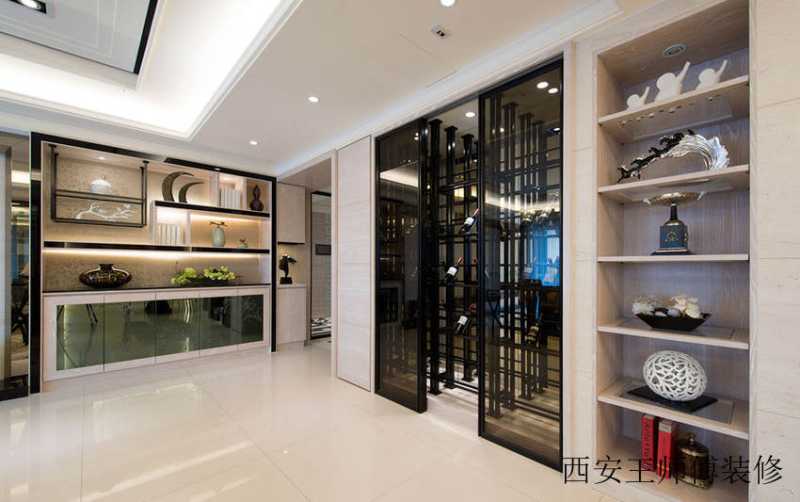 奢华新古典酒柜效果图