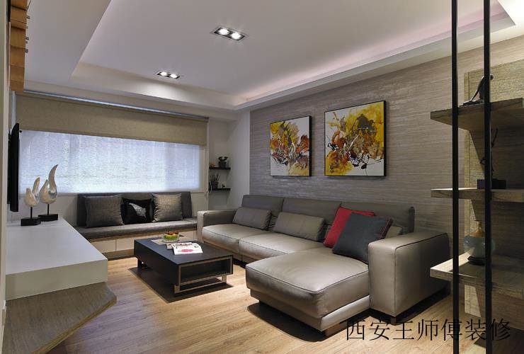 时尚后现代风客厅挂画欣赏