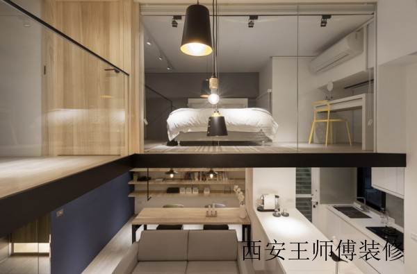 70平原木现代简约复式家装图