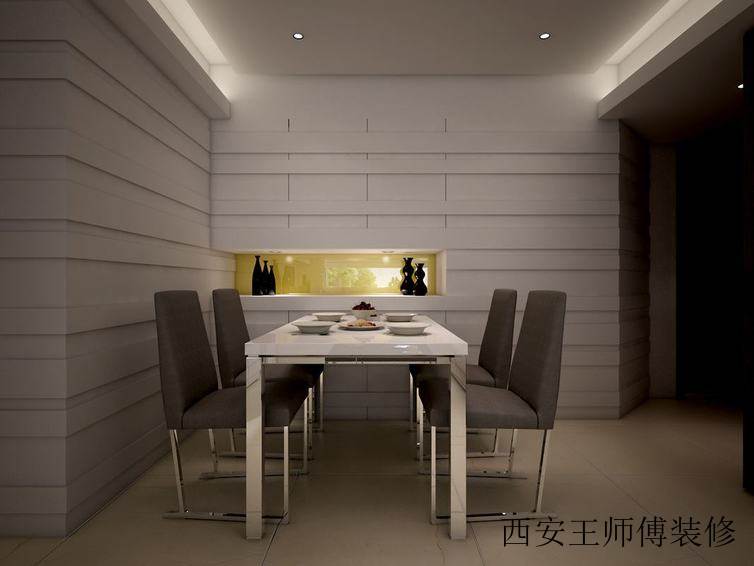 素雅现代简约餐厅装修图