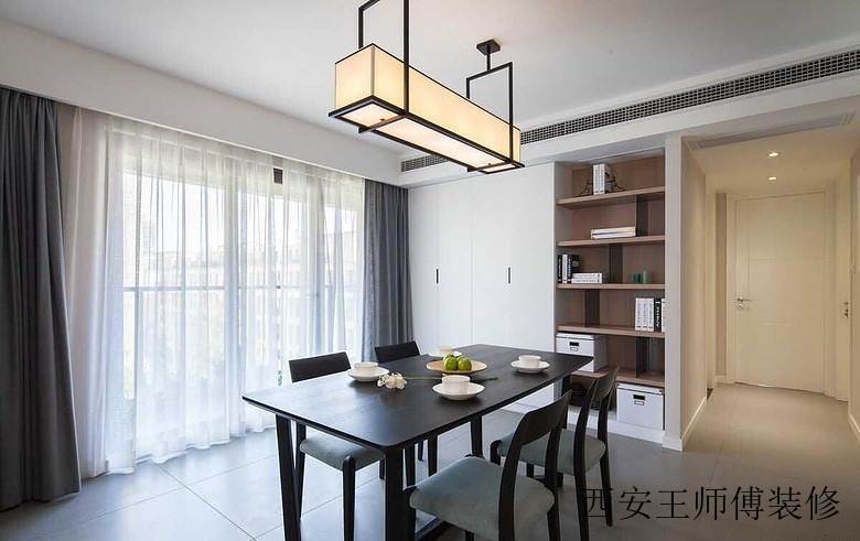 日式简约开放式餐厅设计装修欣赏图
