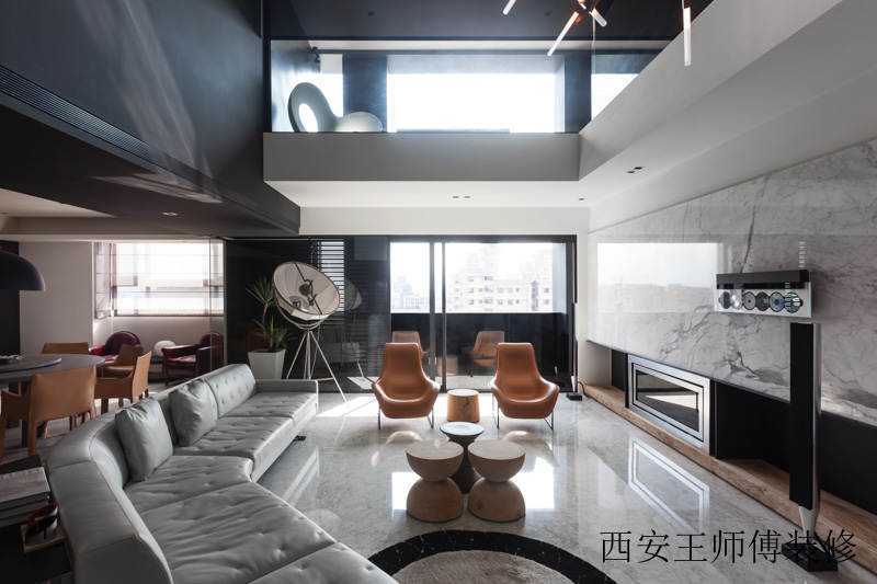 简约现代复式家装隔断设计