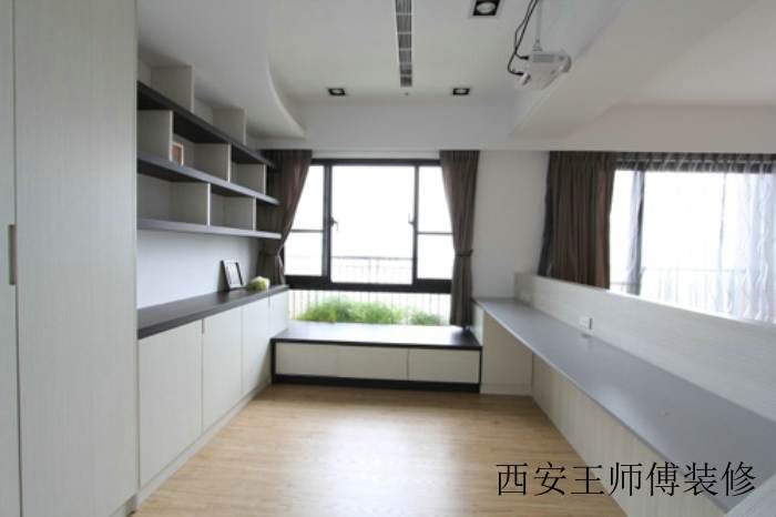 时尚简约书房样板间设计