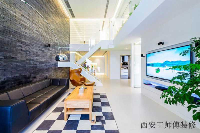 唯美简约复式室内装修鉴赏图