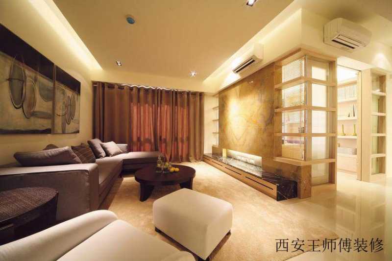 现代三居客厅装饰案例图