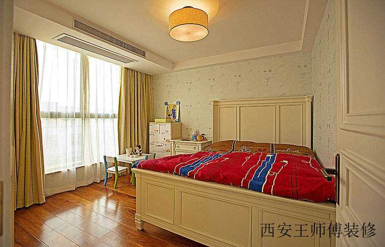 舒适简约美式儿童房效果图