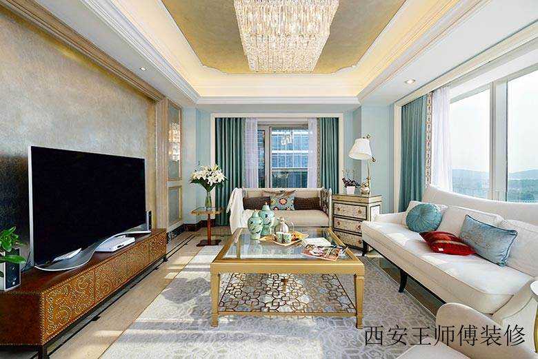 雅致新古典客厅装修效果图