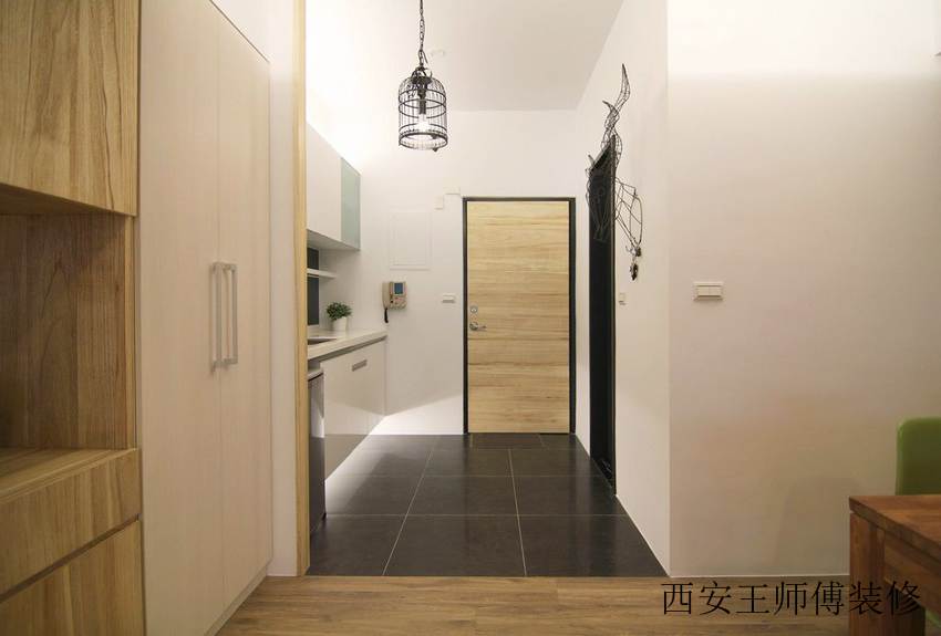 小户型公寓进门玄关现代装修风格装饰图