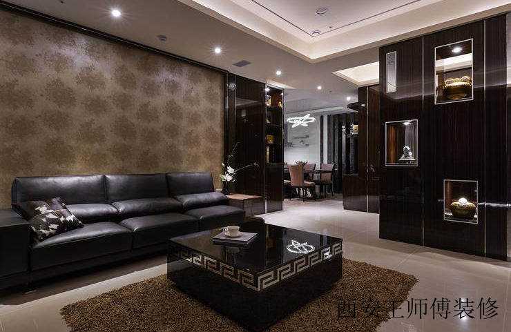 摩登现代客厅茶几装饰图